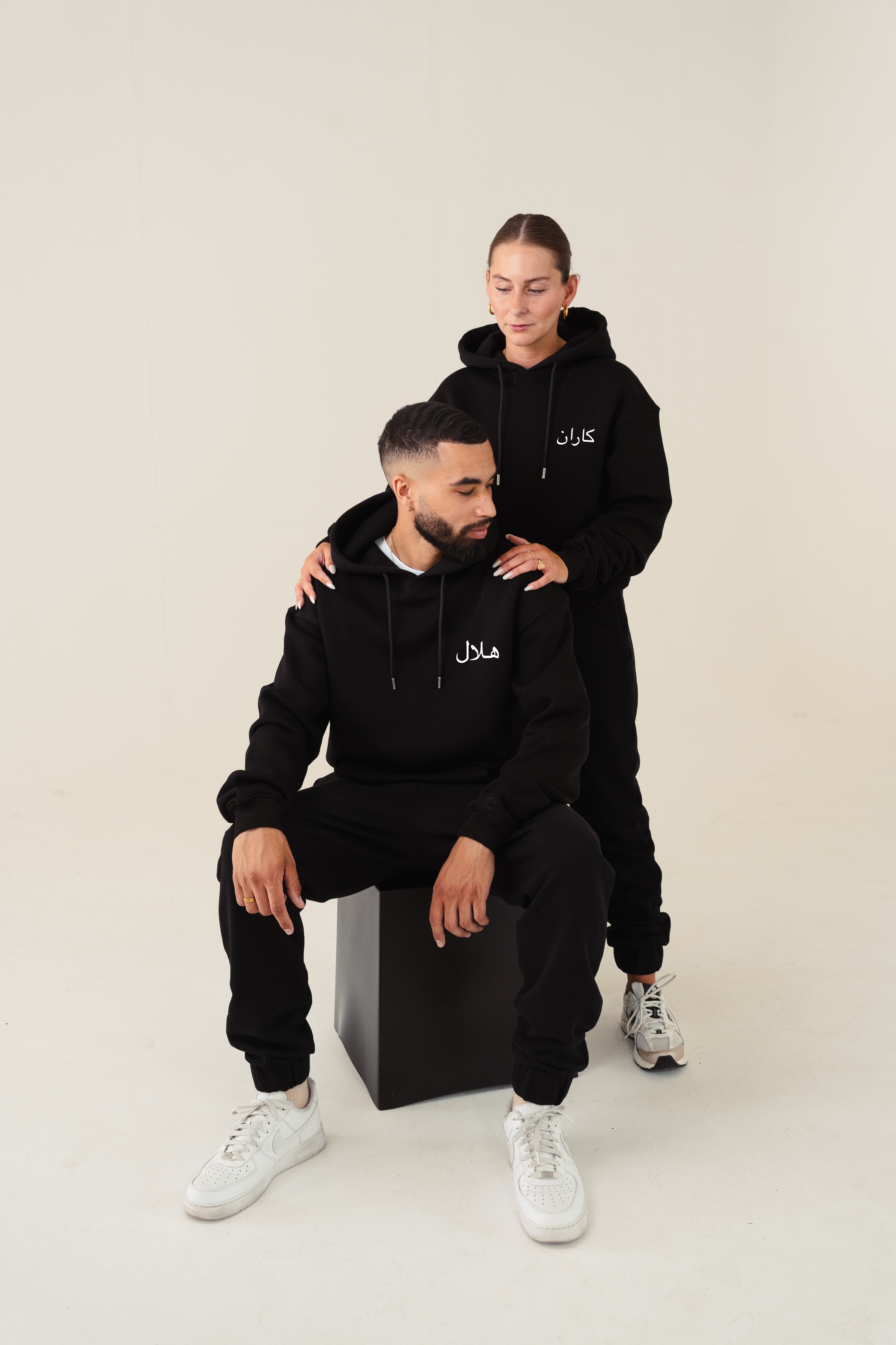 2x Partner Hoodies mit Wunschnamen Arabisch ( LIMITED RAMADAN SPECIAL )